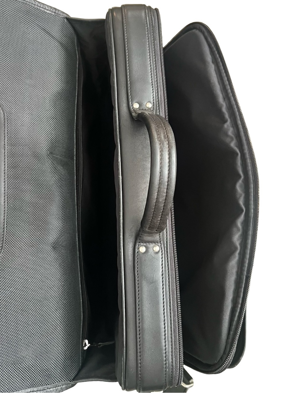 Coach Organizer Brief - Y2K Vintage Black Leather Briefcase - Picture 15 of 16